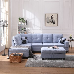 Phòng sinh sản mảng vải Sofa Phần mềm được thiết lập với kho
